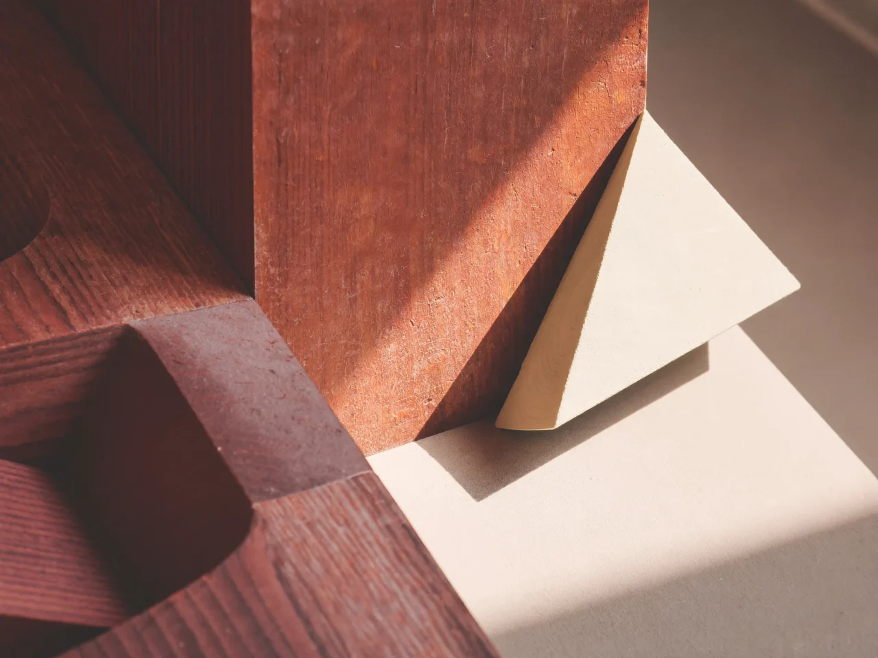 Ilustracyjny detal materiału i obróbki drewna, obraz wygenerowany